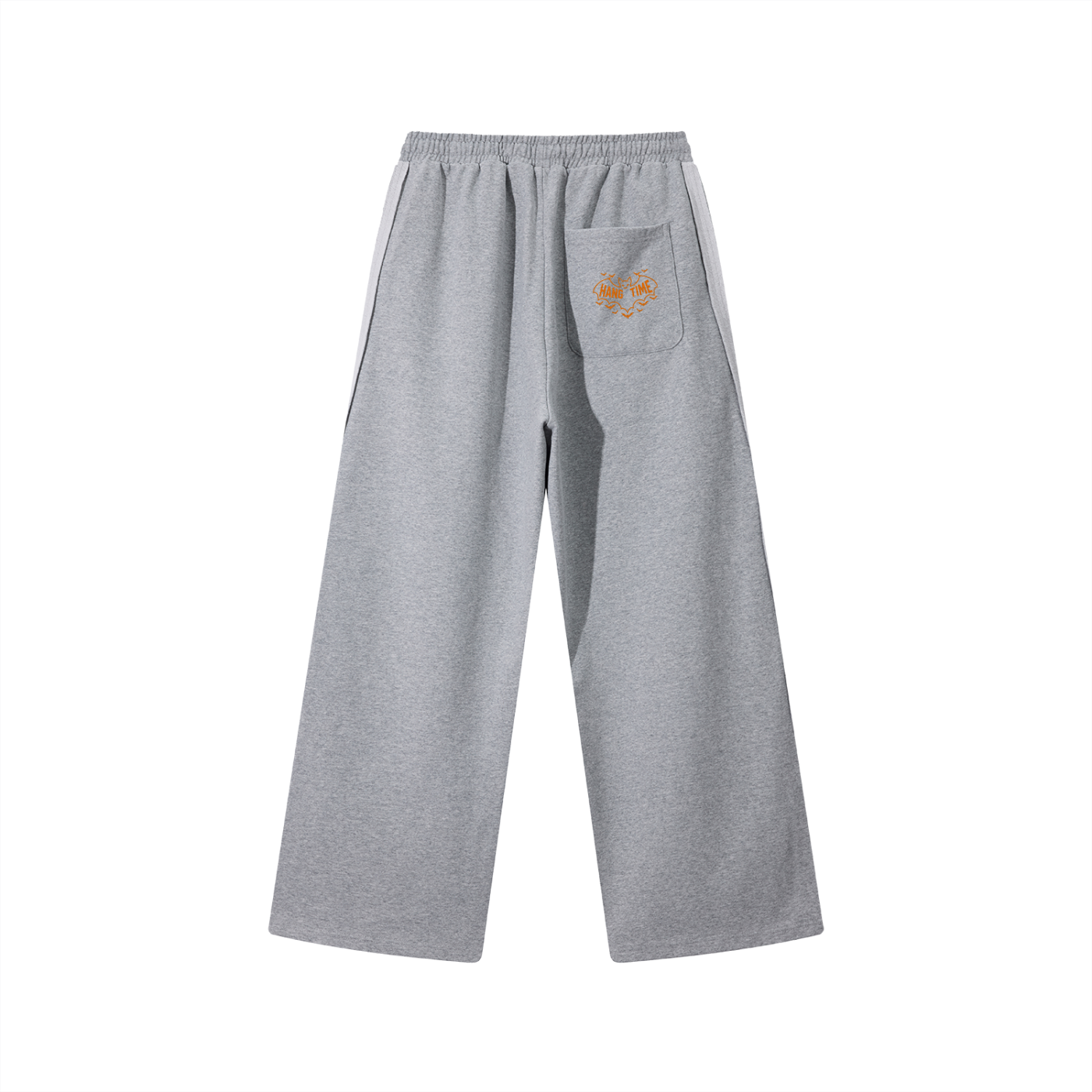 Contrast Tape Straight-Leg Sweatpants