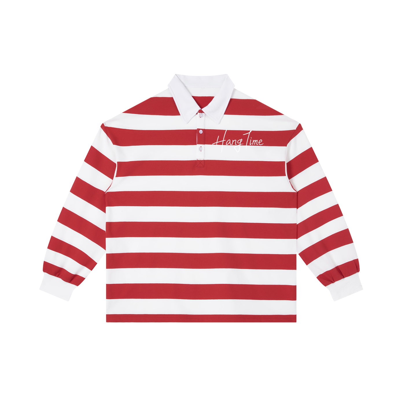 Color Block Stripe Polo Shirt