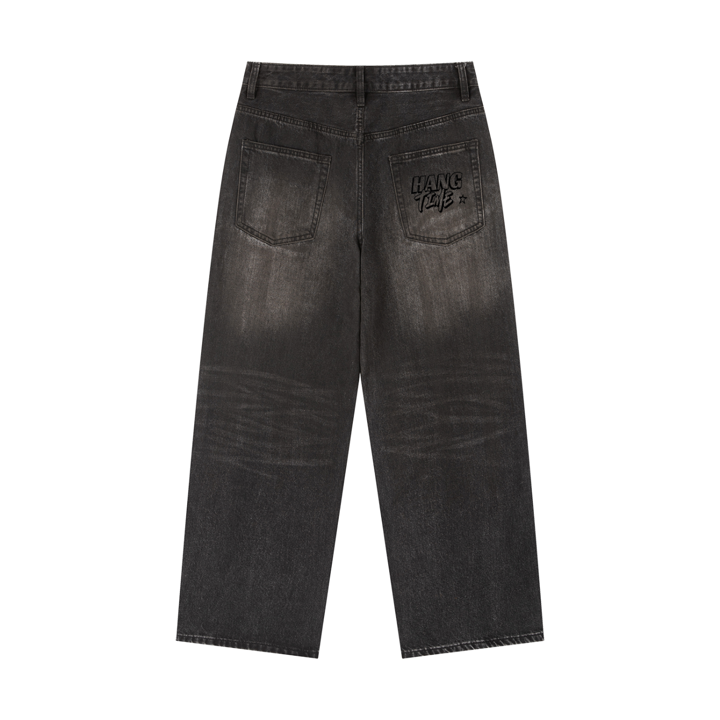 Vintage Wash Heavyweight Denim Jeans