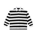 Color Block Stripe Polo Shirt