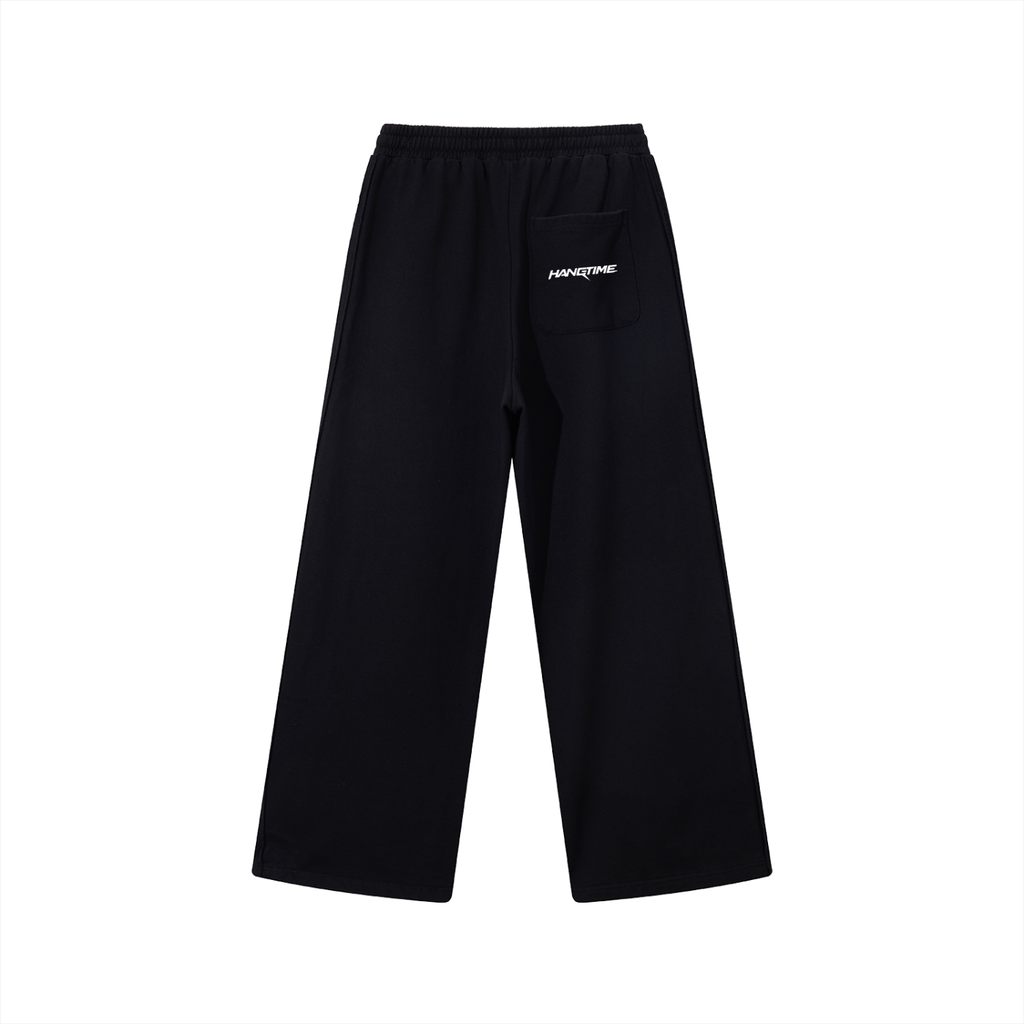 Contrast Tape Straight-Leg Sweatpants