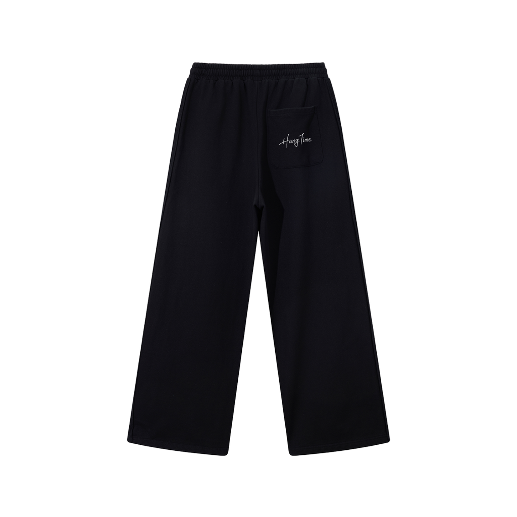 Contrast Tape Straight-Leg Sweatpants