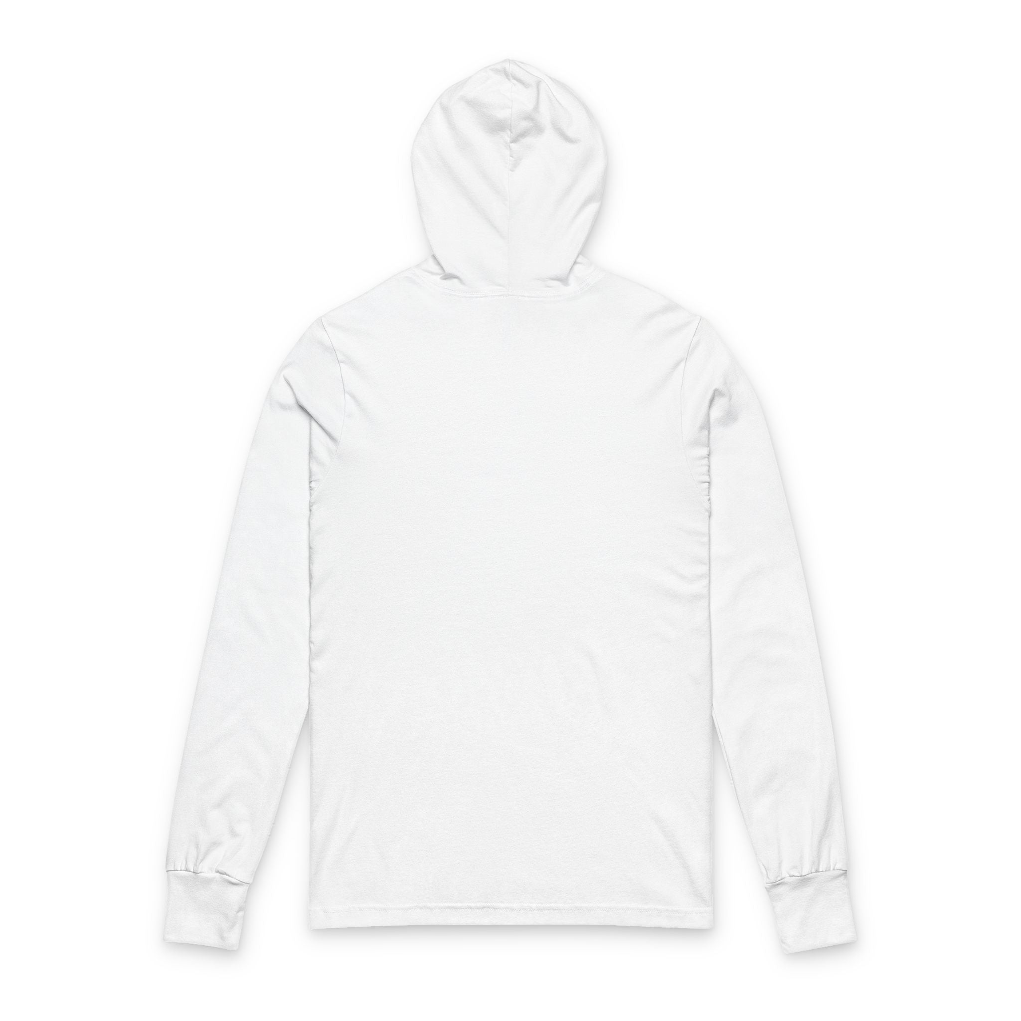 HangTime Hooded Long Sleeve Tee — Minimal Script Hoodie Tee