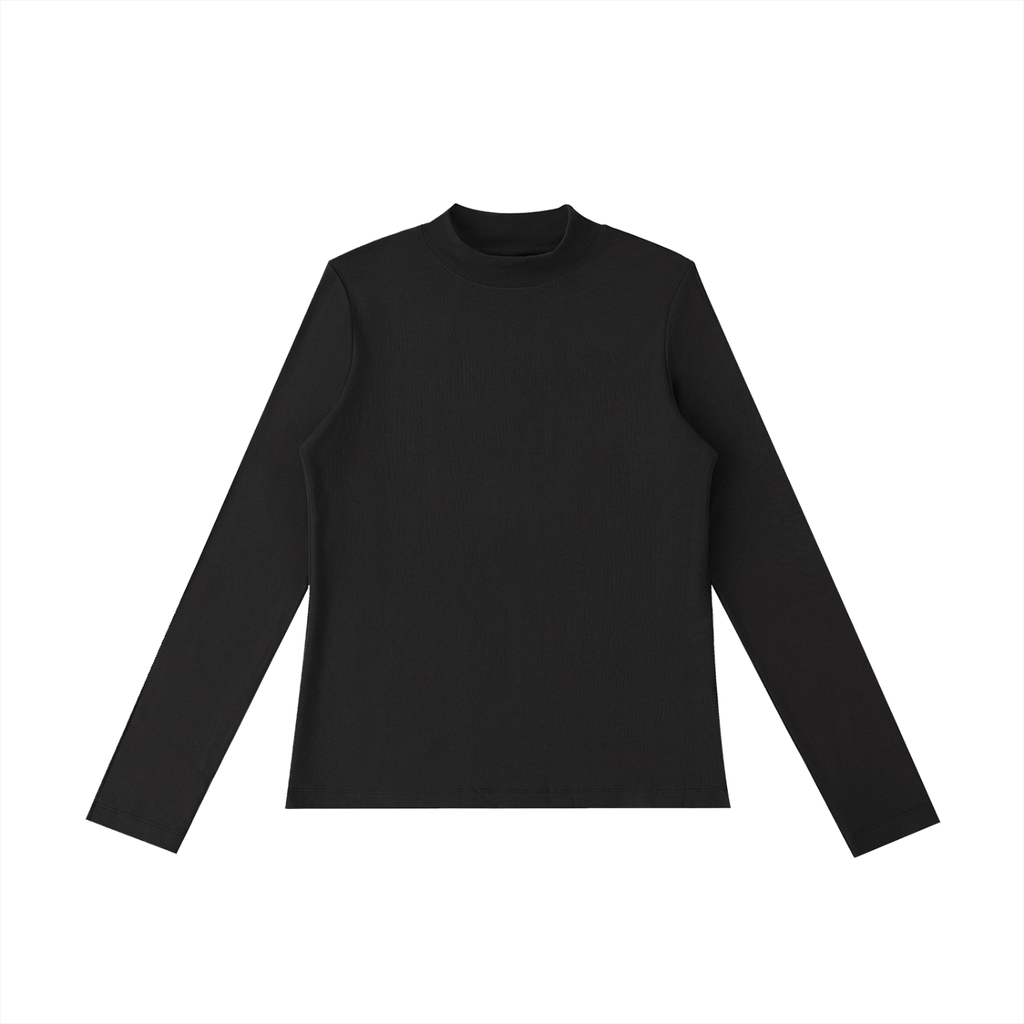 Essential Mock Neck Long Sleeve T-Shirt