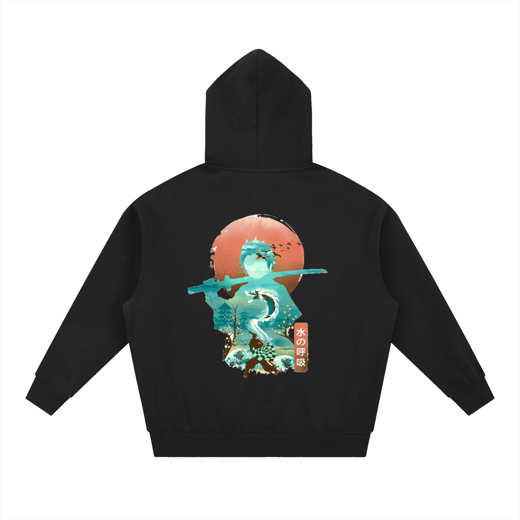 Essential Oversized Boxy Fit Fleece Hoodie