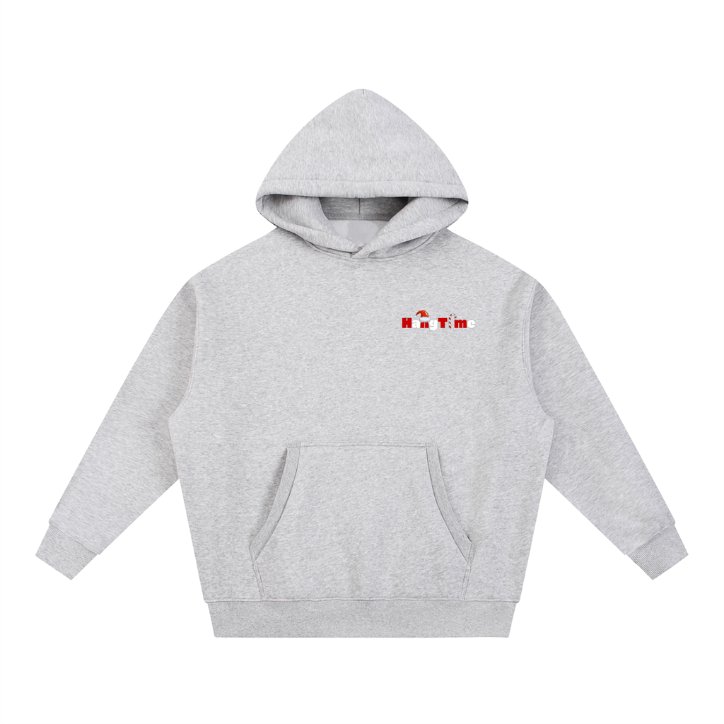 Essential Oversized Boxy Fit Fleece Hoodie