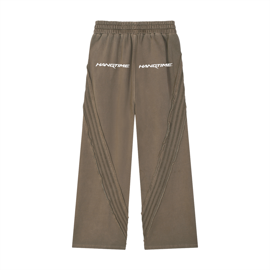 Snow Washed Tape Raw Edge Sweatpants