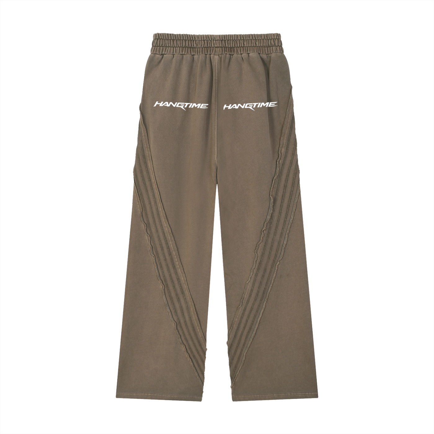 Snow Washed Tape Raw Edge Sweatpants