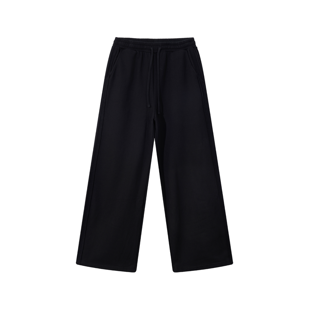Contrast Tape Straight-Leg Sweatpants