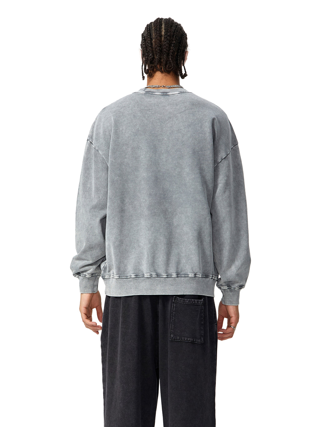 Snow Washed Oversized Sweatshirt