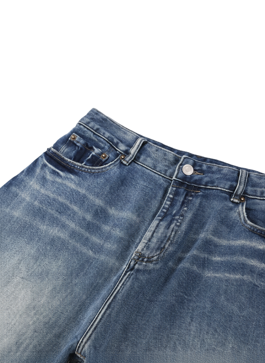 Sun Fade Heavyweight Denim Jeans