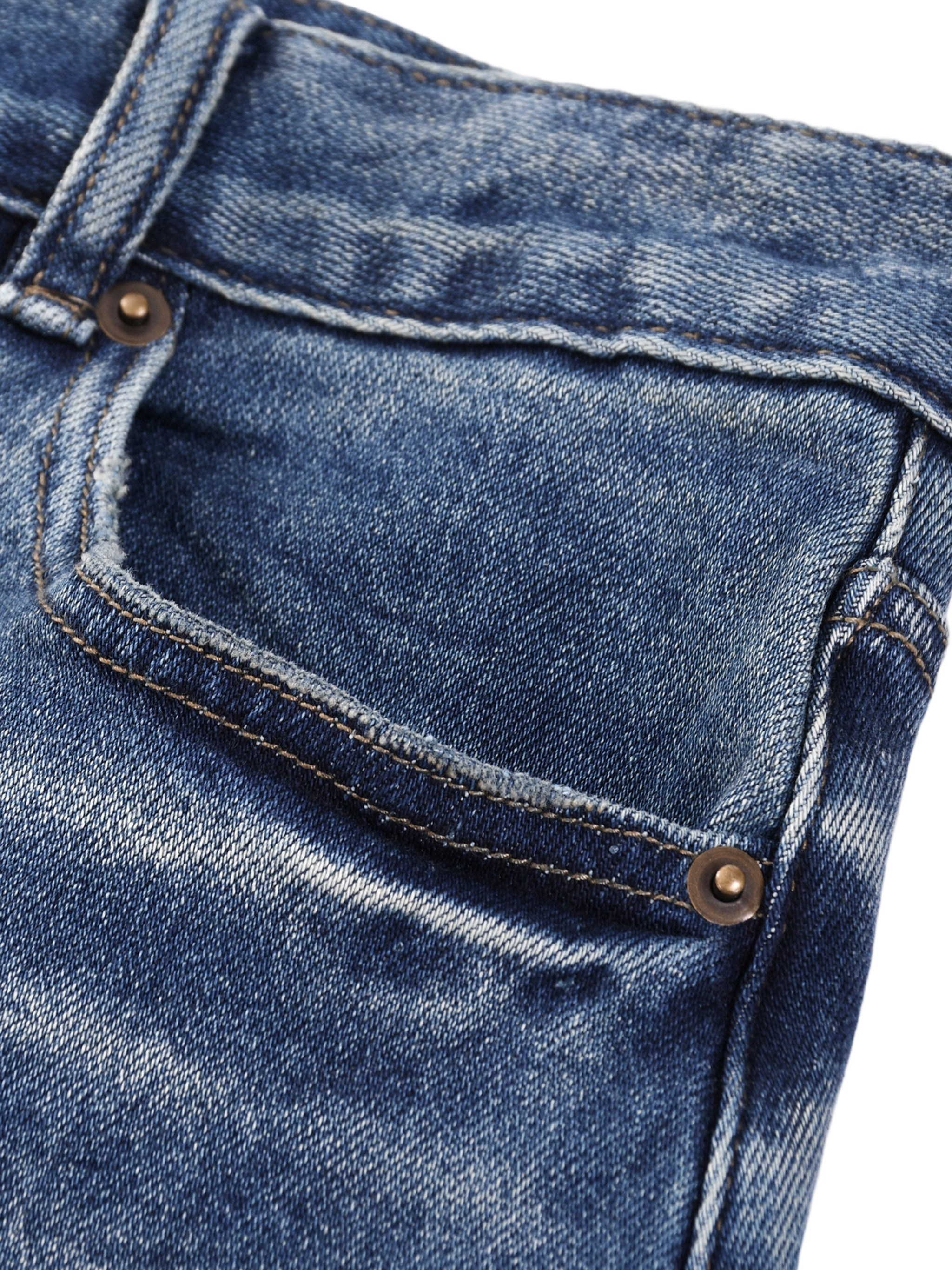 Sun Fade Heavyweight Denim Jeans