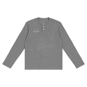 Long Sleeve Henley T-Shirt